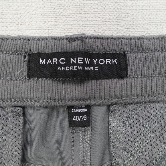 Marc New York Pants Mens 40x29 Gray Performance Stretch Athletic Casual Golf - Picture 12 of 14